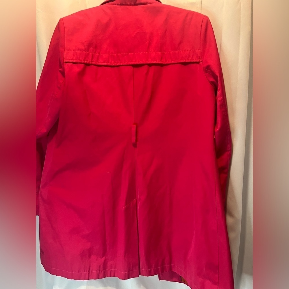 Tommy Hilfiger Trench Coat - Pink and Orange Size Medium - Picture 3 of 5